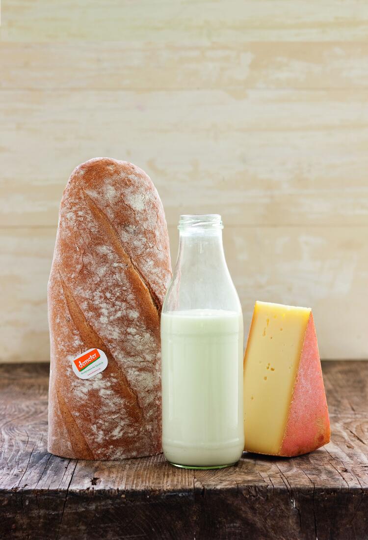 Brot Milch Käse