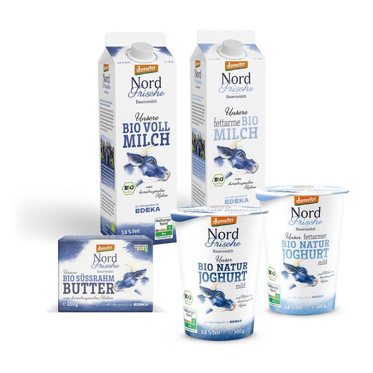 Sortiment Nordfrische (Milch, Joghurt, Butter)